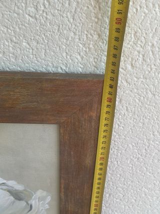 Cuadro flores grandes - pintura acrílica