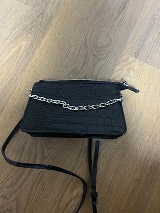 Bolso bandolera Mango negro
