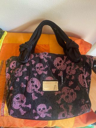 Tosca Blu borsa a mano teschi rosa