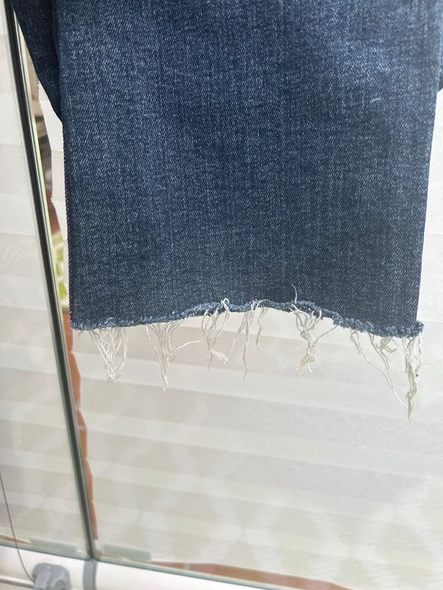 Vaqueros campana azul oscuro