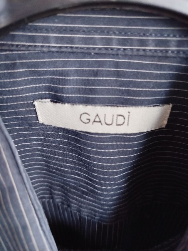 Camicia Gaudi blu a righe