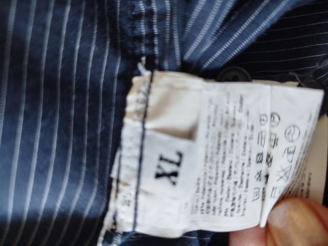 Camicia Gaudi blu a righe