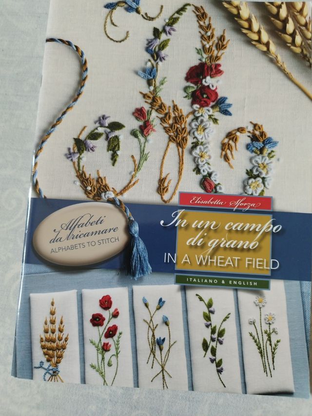 Revista Bordado: Alfabetos & Campo de Trigo