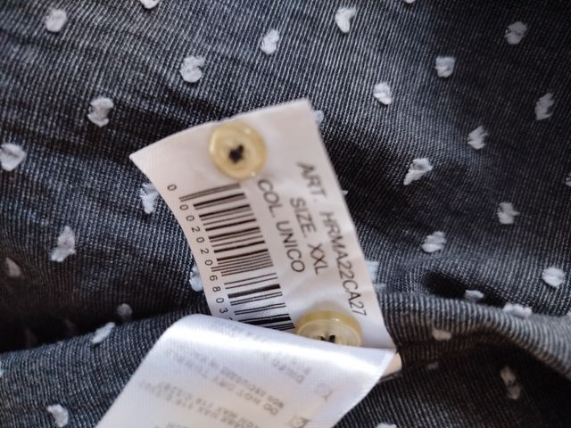 Camicia Uomo Hermitage Grigia XXL