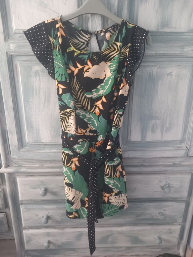 Vestido corto estampado - talla xS