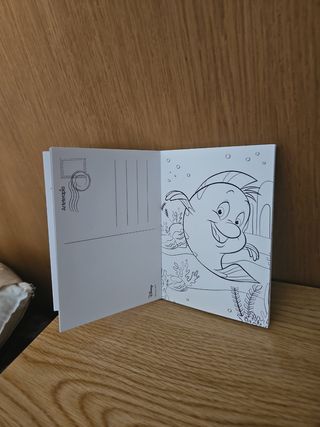 Postales Disney Cachorritos para colorear