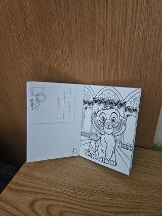 Postales Disney Cachorritos para colorear