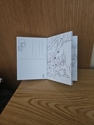 Postales Disney Cachorritos para colorear