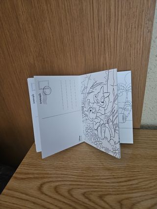 Postales Disney Cachorritos para colorear