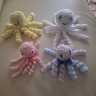 4 Pulpos Amigurumi Crochet