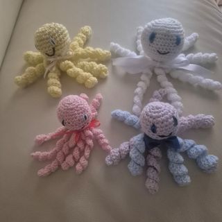 4 Pulpos Amigurumi Crochet