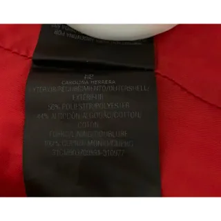 Vestido Carolina Herrera rojo-beige