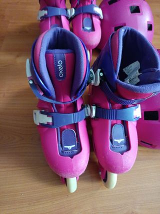 Patines Oxelo + Cascos (2 pares)