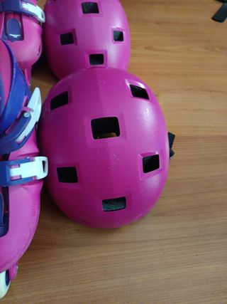 Patines Oxelo + Cascos (2 pares)