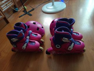Patines Oxelo + Cascos (2 pares)