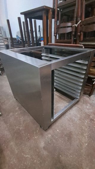 Carro bandejas acero 60x40