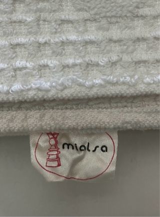 Juego toallas blancas Mialsa