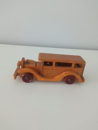 7 Coches madera de colección