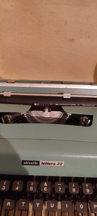 Máquina escribir antigua
