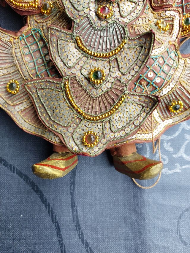 Marioneta madera tailandesa