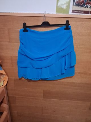 Falda Mango azul - Talla L
