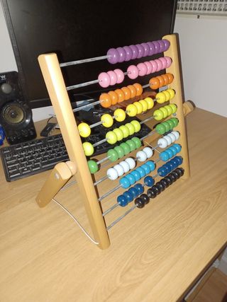 Abaco de madera colorido IKEA nuevo