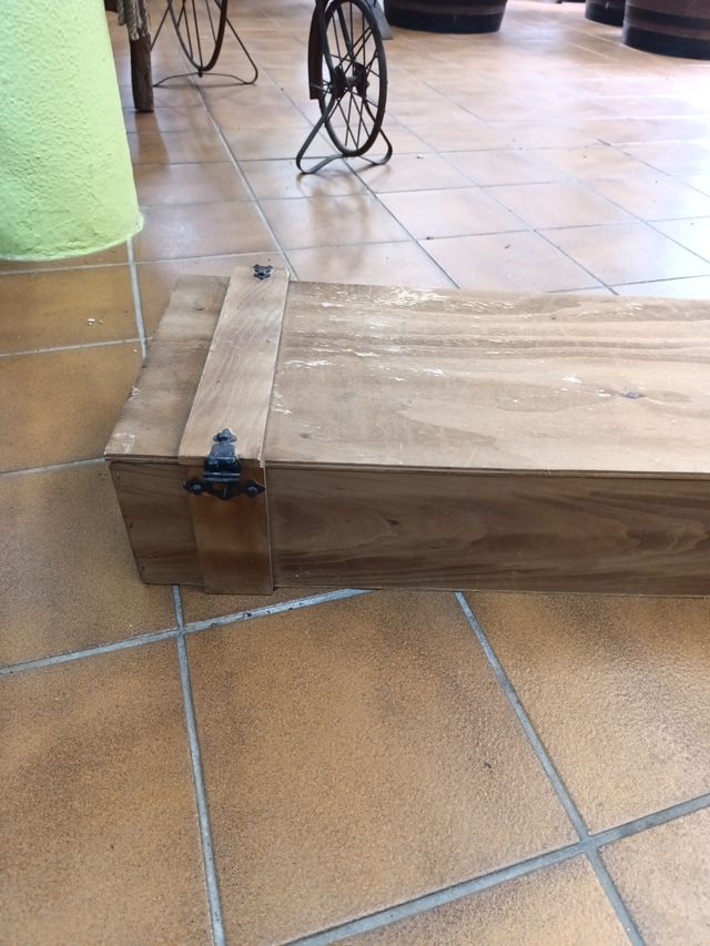 Caja madera vintage - Decoración