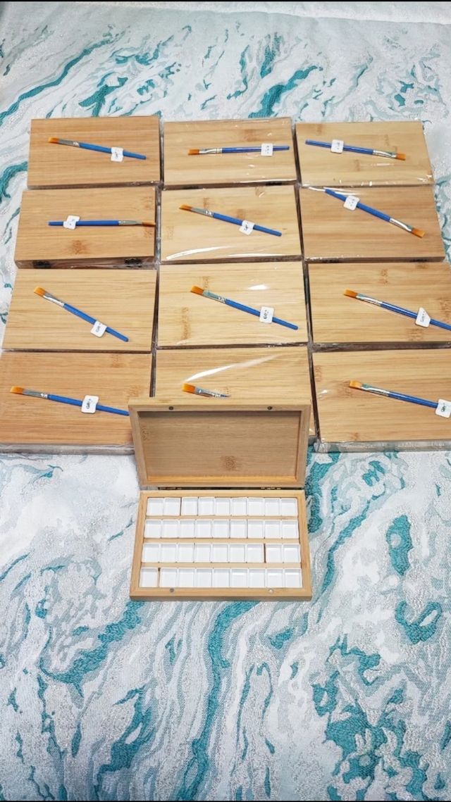 Caja Acuarelas - 30 huecos