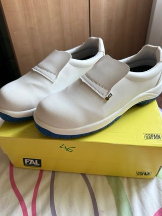 Zapatos seguridad FAL blancos nº46