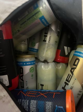 Lote pelotas pádel (14 botes) 