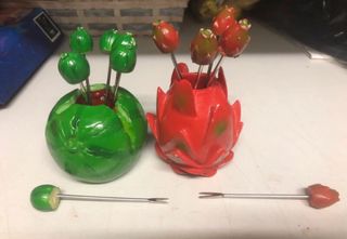 Set 2 porta stuzzichini frutta