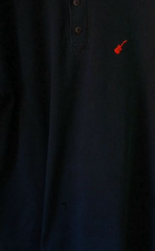 Polo Hard Rock Café vintage negro XXL