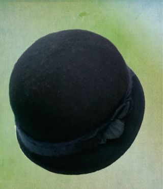 Cappello Cloche blu