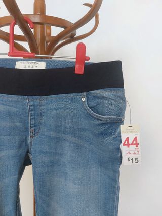 Pantalones vaqueros largos premamá Talla 44
