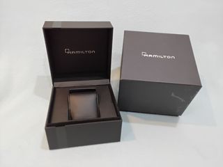 Caja reloj Hamilton negra