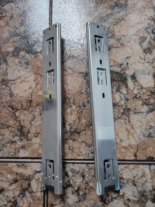 2 rieles deslizantes para cajones