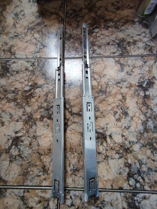 2 rieles deslizantes para cajones