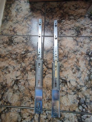 2 rieles deslizantes para cajones