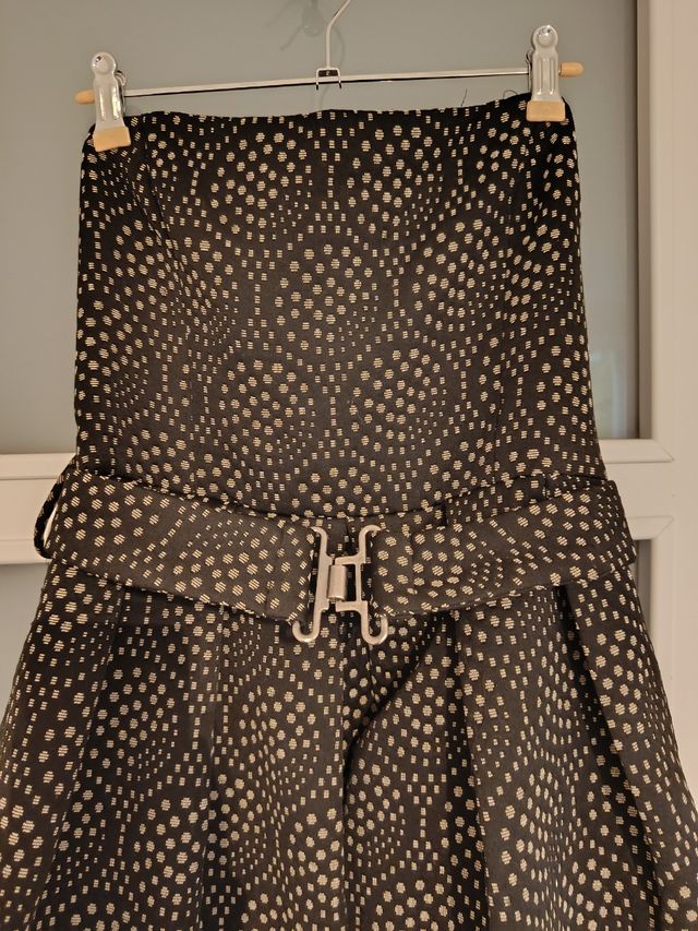 Vestido globo de Zara palabra de honor, T.40