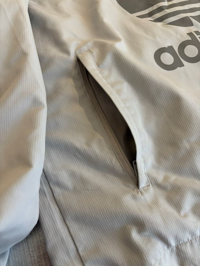 Giacca Adidas Grigia con Cappuccio