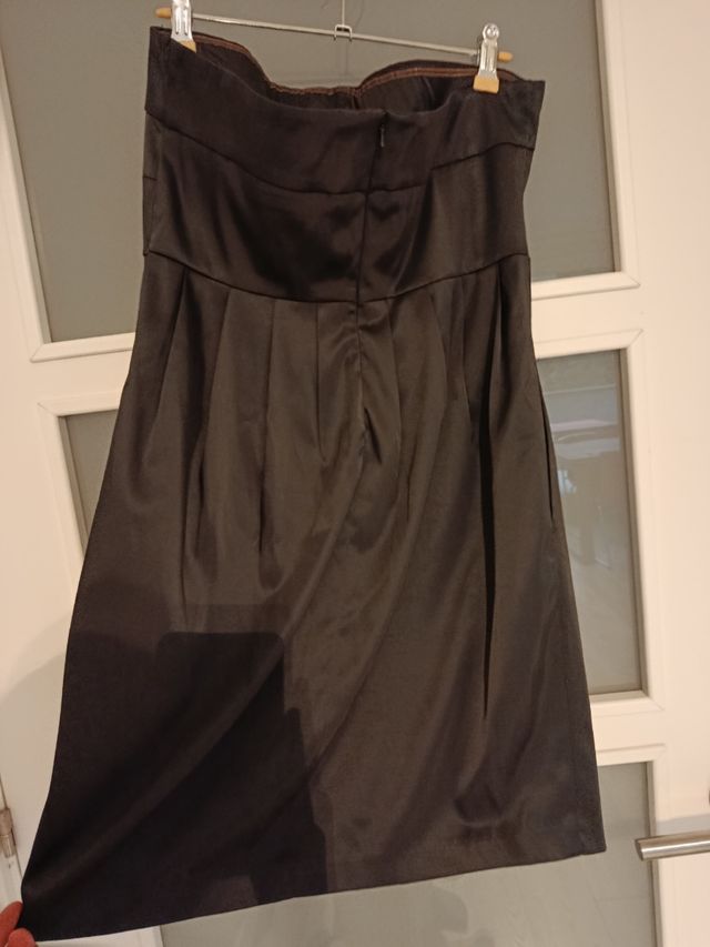 Vestido negro palabra de honor