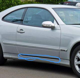 Modanatura porta dx CLK W208