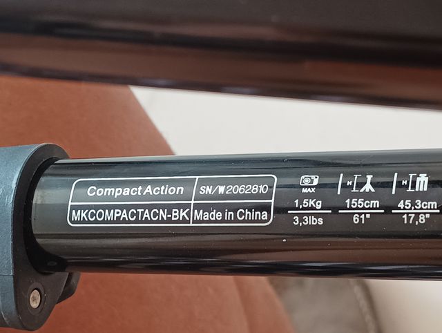 Trípode Manfrotto Compact Action COMPLETO!!