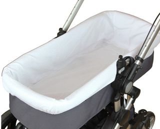 Funda capazo carrito bebé 72x33cm blanco