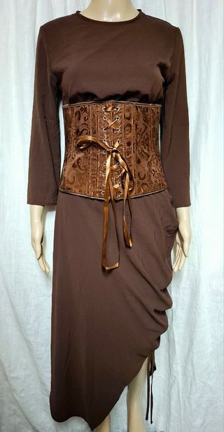Vestito Zara marrone - Corpetto