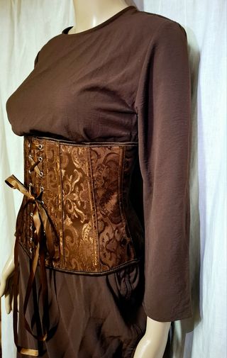 Vestito Zara marrone - Corpetto