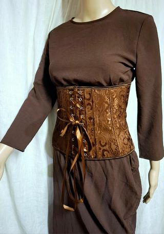 Vestito Zara marrone - Corpetto