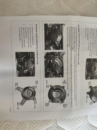 Tapas motor carbono Yamaha MT-09