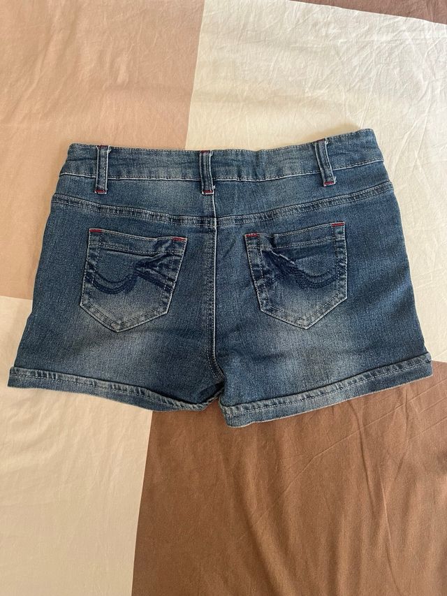 Shorts jeans vita bassa taglia 42
