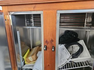 Mueble madera cafetera